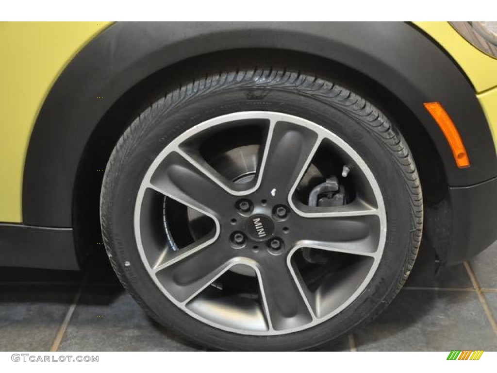 2009 Cooper S Convertible - Interchange Yellow / Black/Yellow photo #5