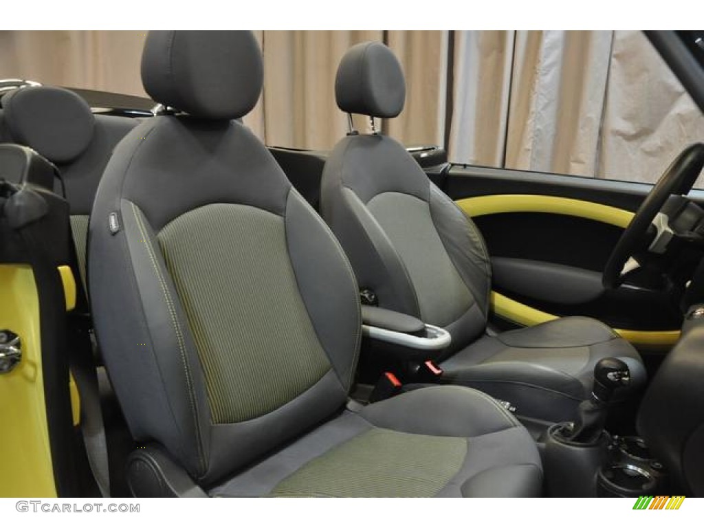2009 Cooper S Convertible - Interchange Yellow / Black/Yellow photo #6