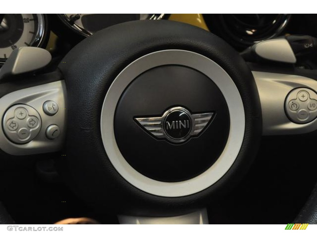 2009 Cooper S Convertible - Interchange Yellow / Black/Yellow photo #24