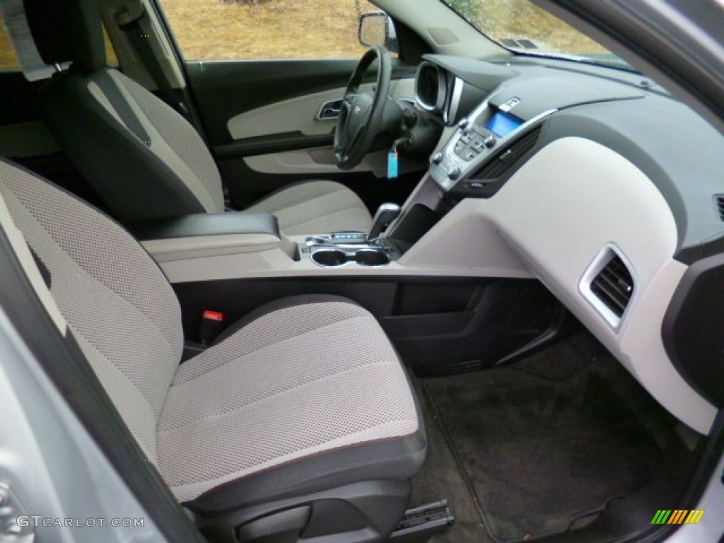 Jet Black/Light Titanium Interior 2010 Chevrolet Equinox LT AWD Photo #91614822
