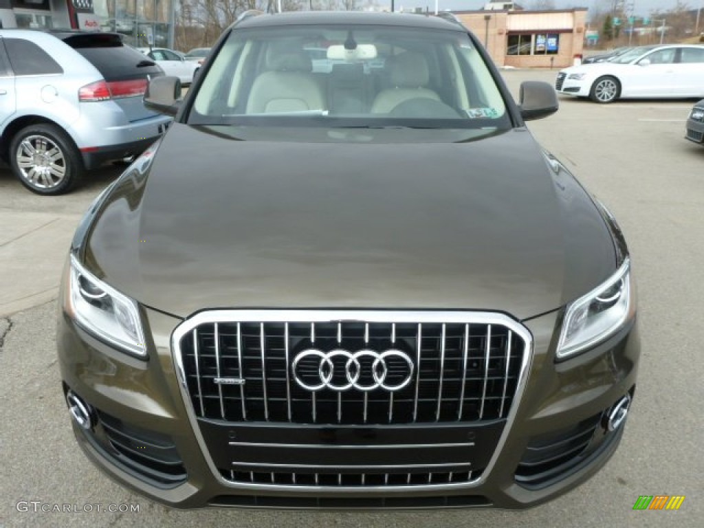 2014 Q5 2.0 TFSI quattro - Maya Brown Metallic / Pistachio Beige photo #6