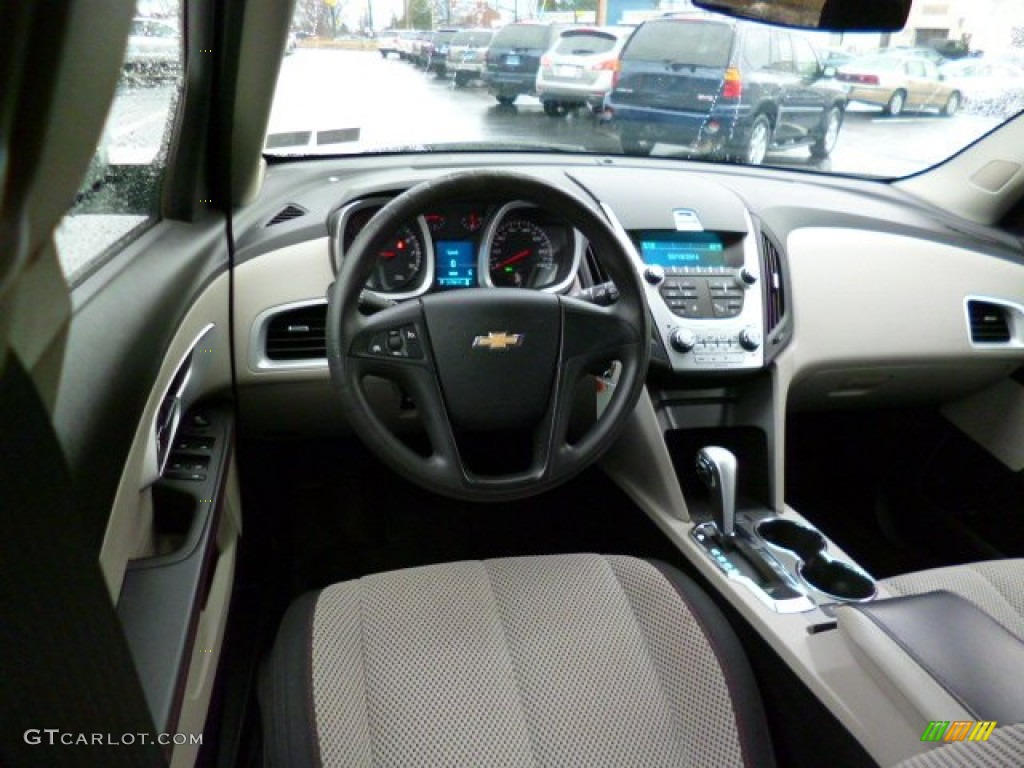 2010 Chevrolet Equinox LT AWD Jet Black/Light Titanium Dashboard Photo #91614931