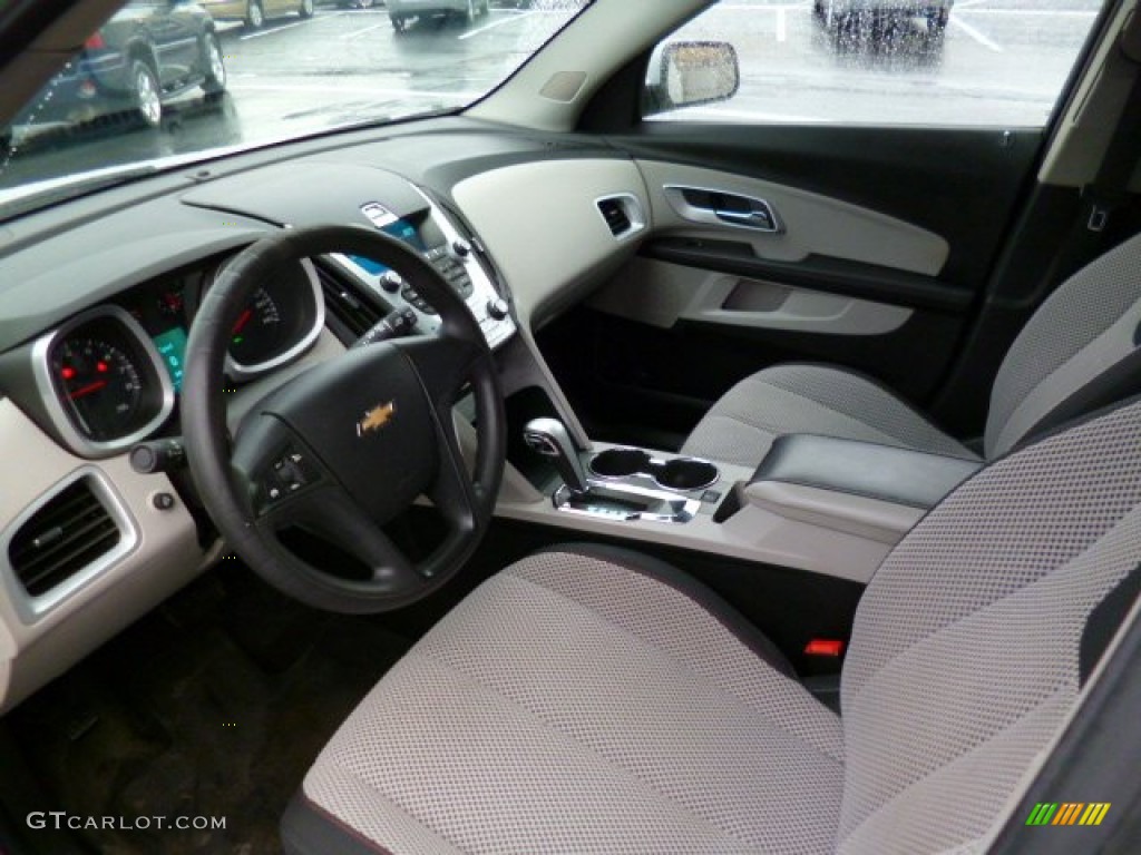 Jet Black/Light Titanium Interior 2010 Chevrolet Equinox LT AWD Photo #91614981