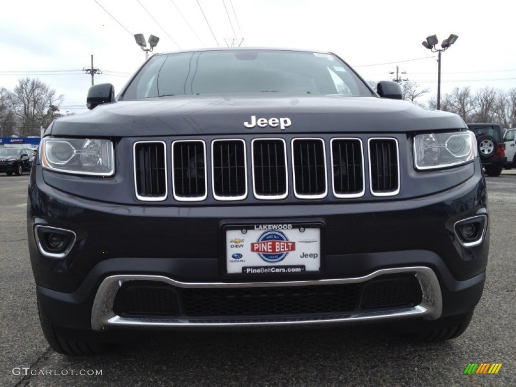 2014 Grand Cherokee Limited 4x4 - Maximum Steel Metallic / Morocco Black photo #1
