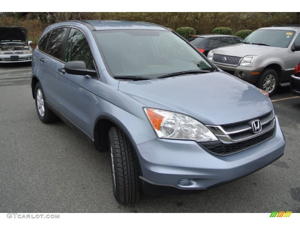 2011 CR-V SE 4WD - Glacier Blue Metallic / Gray photo #2