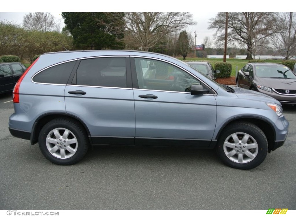 2011 CR-V SE 4WD - Glacier Blue Metallic / Gray photo #3