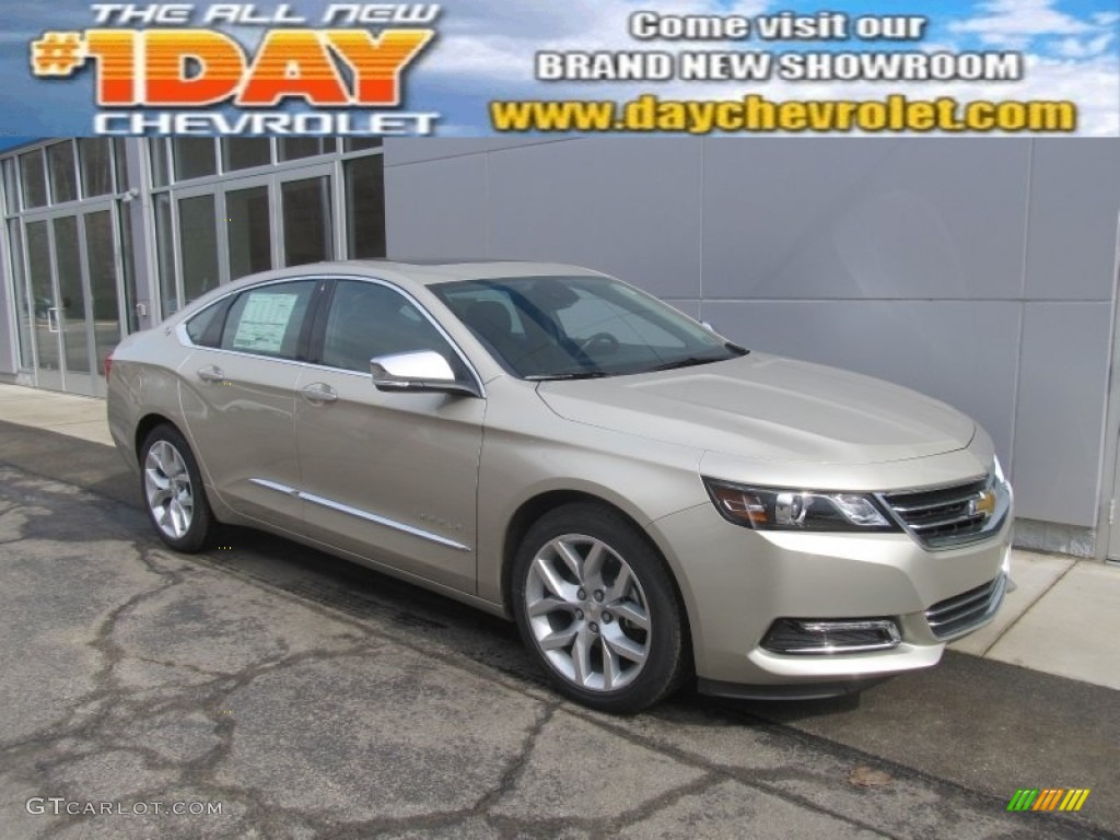 2014 Impala LTZ - Champagne Silver Metallic / Jet Black/Dark Titanium photo #1