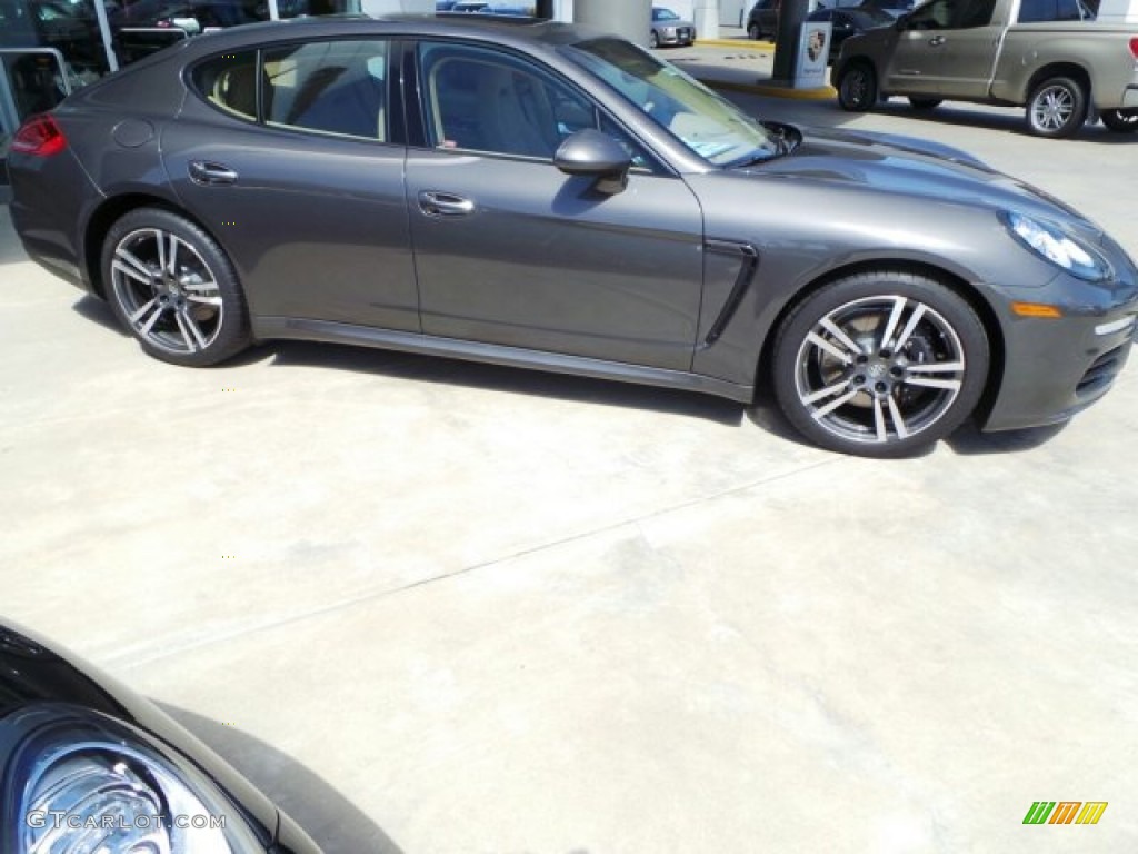 2014 Panamera  - Agate Grey Metallic / Luxor Beige photo #8