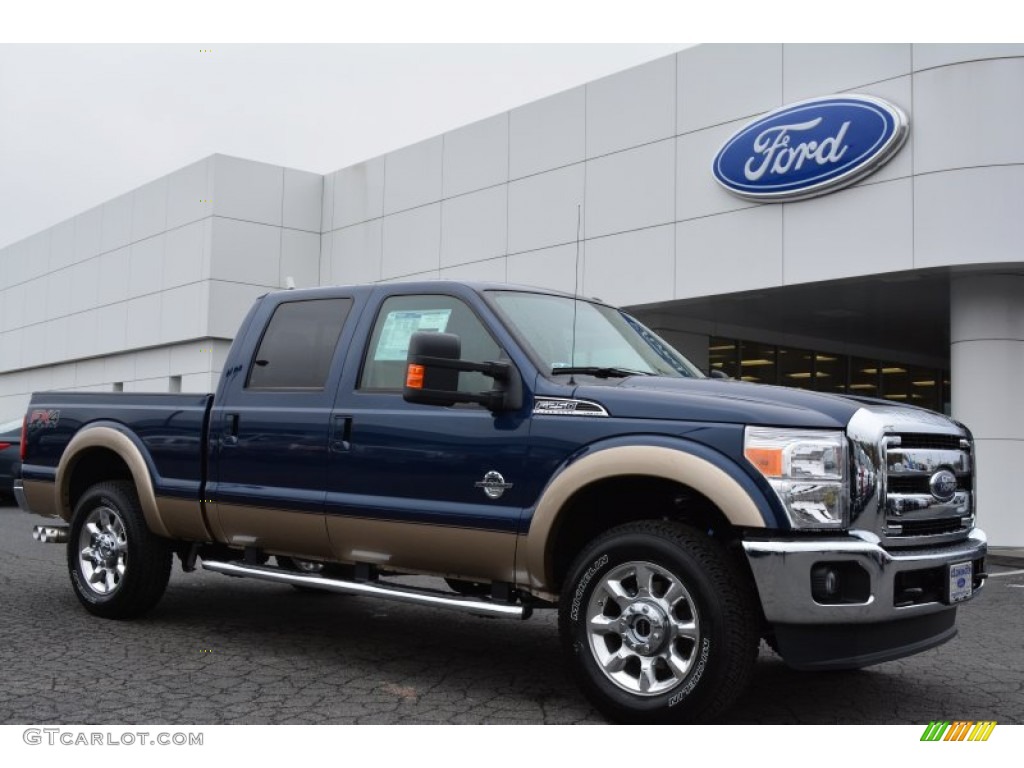 Blue Jeans Metallic Ford F250 Super Duty