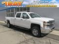Summit White - Silverado 2500HD WT Crew Cab 4x4 Photo No. 1