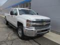 Summit White - Silverado 2500HD WT Crew Cab 4x4 Photo No. 11