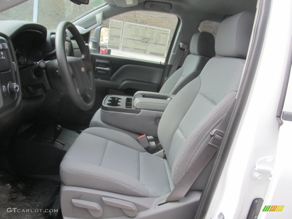 2015 Chevrolet Silverado 2500HD WT Crew Cab 4x4 Front Seat Photo #91617384