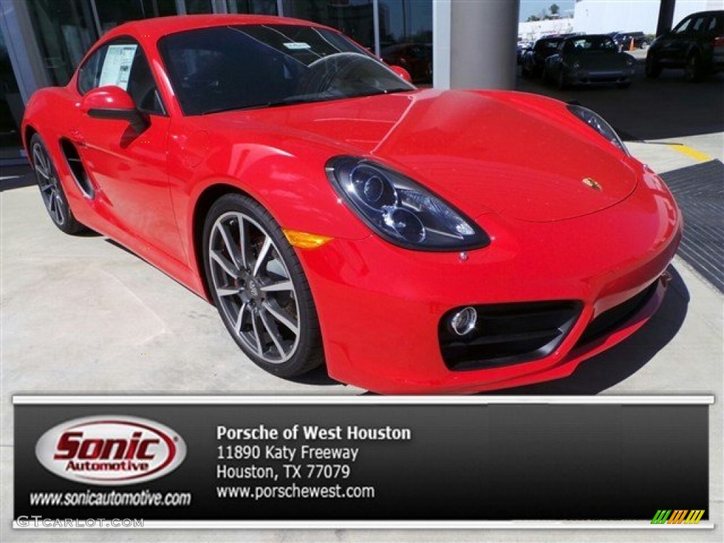2014 Cayman S - Guards Red / Black photo #1