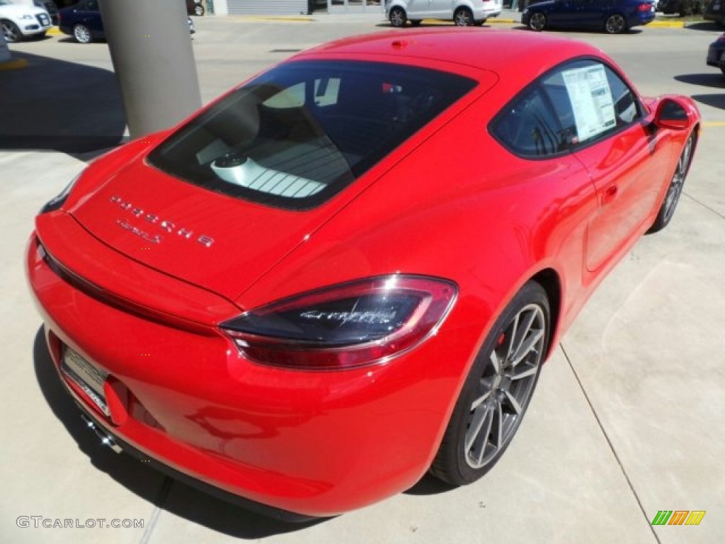 2014 Cayman S - Guards Red / Black photo #7