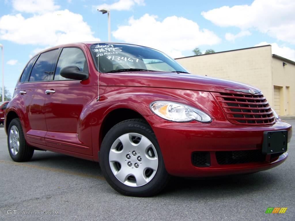 2009 PT Cruiser LX - Inferno Red Crystal Pearl / Pastel Slate Gray photo #1
