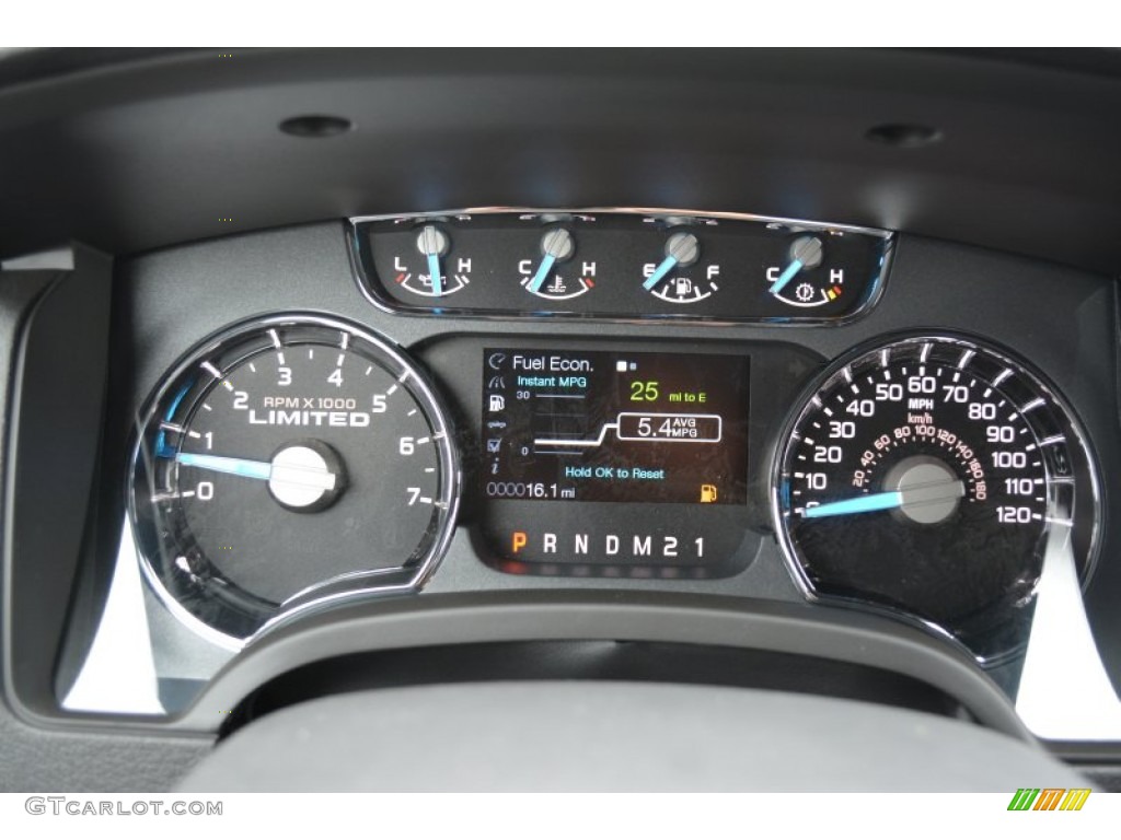 2014 Ford F150 Limited SuperCrew 4x4 Gauges Photo #91618656