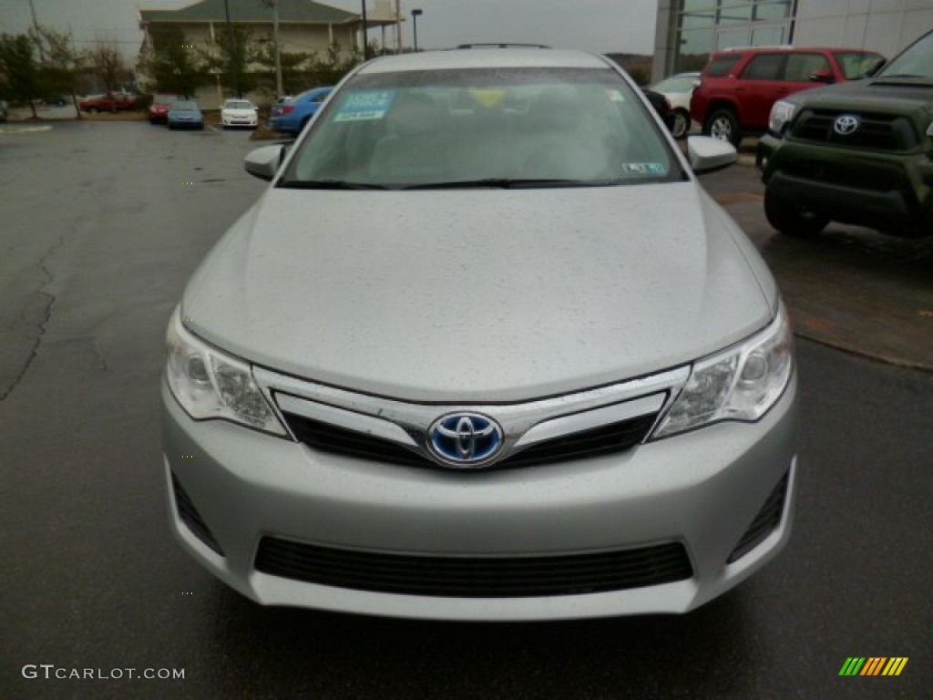 2013 Camry Hybrid LE - Classic Silver Metallic / Light Gray photo #2
