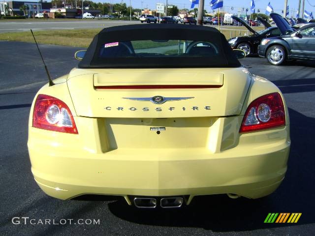 Classic Yellow Pearlcoat 2005 Chrysler Crossfire Limited Roadster Exterior Photo #916209