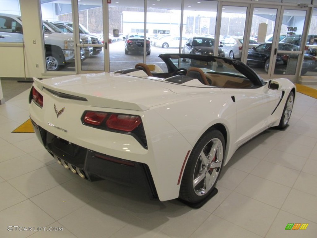 Arctic White 2014 Chevrolet Corvette Stingray Convertible Exterior Photo #91622184