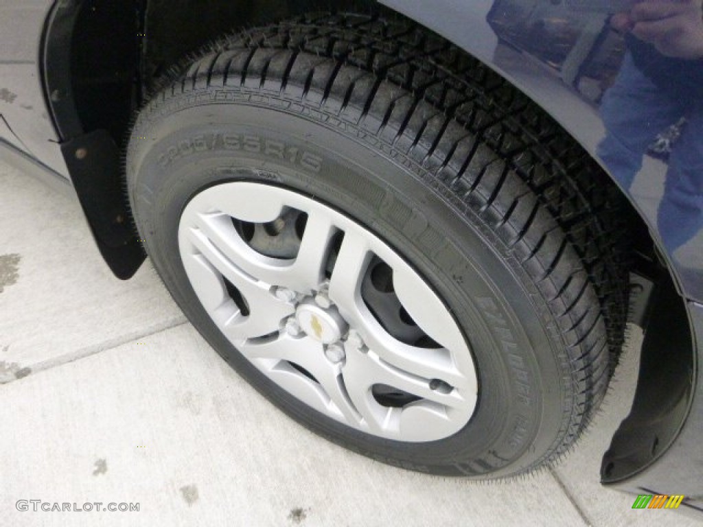 2007 Malibu LS Sedan - Dark Blue Metallic / Titanium Gray photo #9