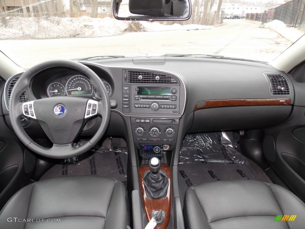 2011 Saab 9-3 2.0T Sport Sedan Black Dashboard Photo #91622394