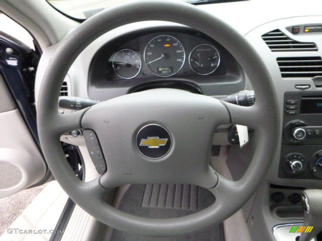 2007 Malibu LS Sedan - Dark Blue Metallic / Titanium Gray photo #22