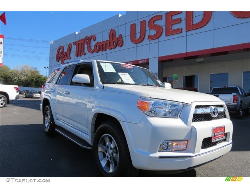 2012 4Runner Limited - Blizzard White Pearl / Black Leather photo #1