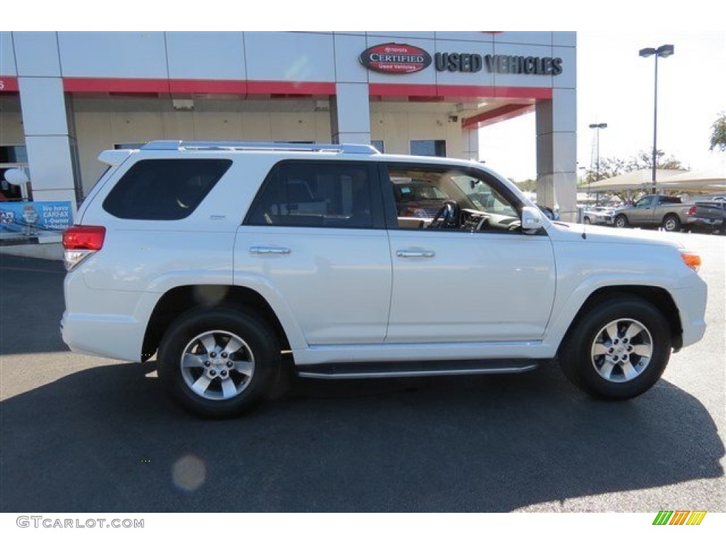 2012 4Runner Limited - Blizzard White Pearl / Black Leather photo #8