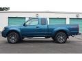  2004 Frontier XE V6 King Cab 4x4 Electric Blue Metallic