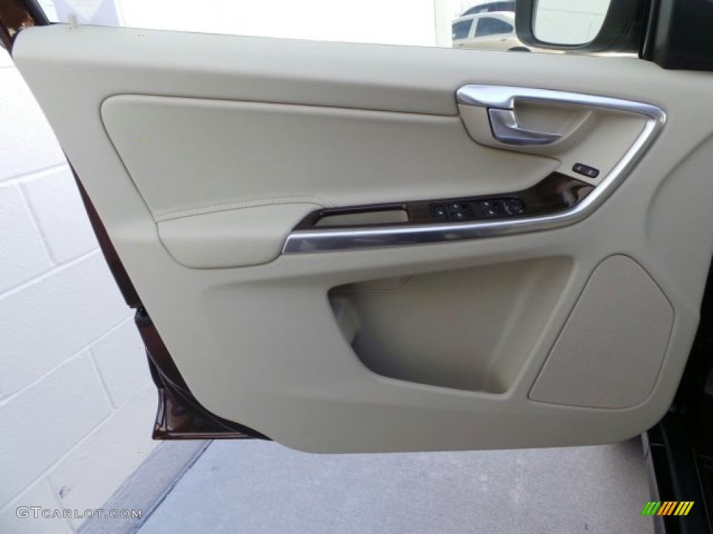 2015 Volvo XC60 T5 Drive-E Soft Beige Door Panel Photo #91623291