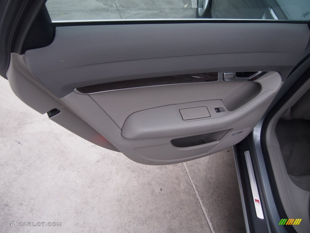 2007 A6 3.2 Sedan - Quartz Grey Metallic / Platinum photo #13