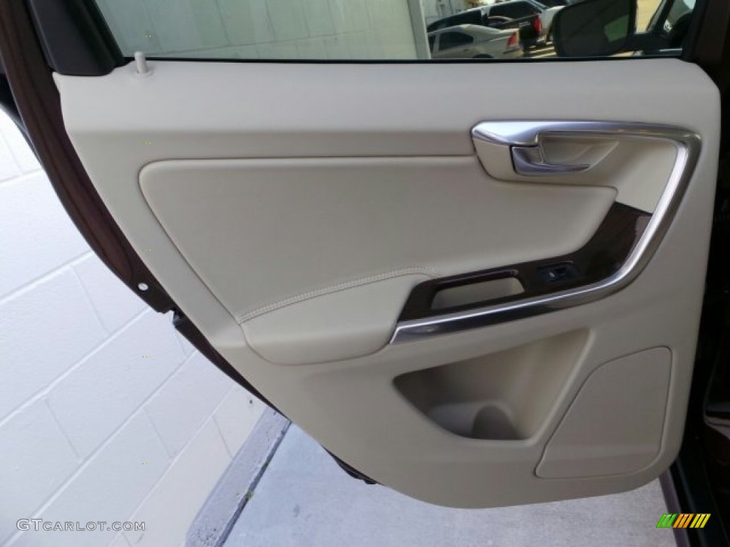 2015 Volvo XC60 T5 Drive-E Soft Beige Door Panel Photo #91623522