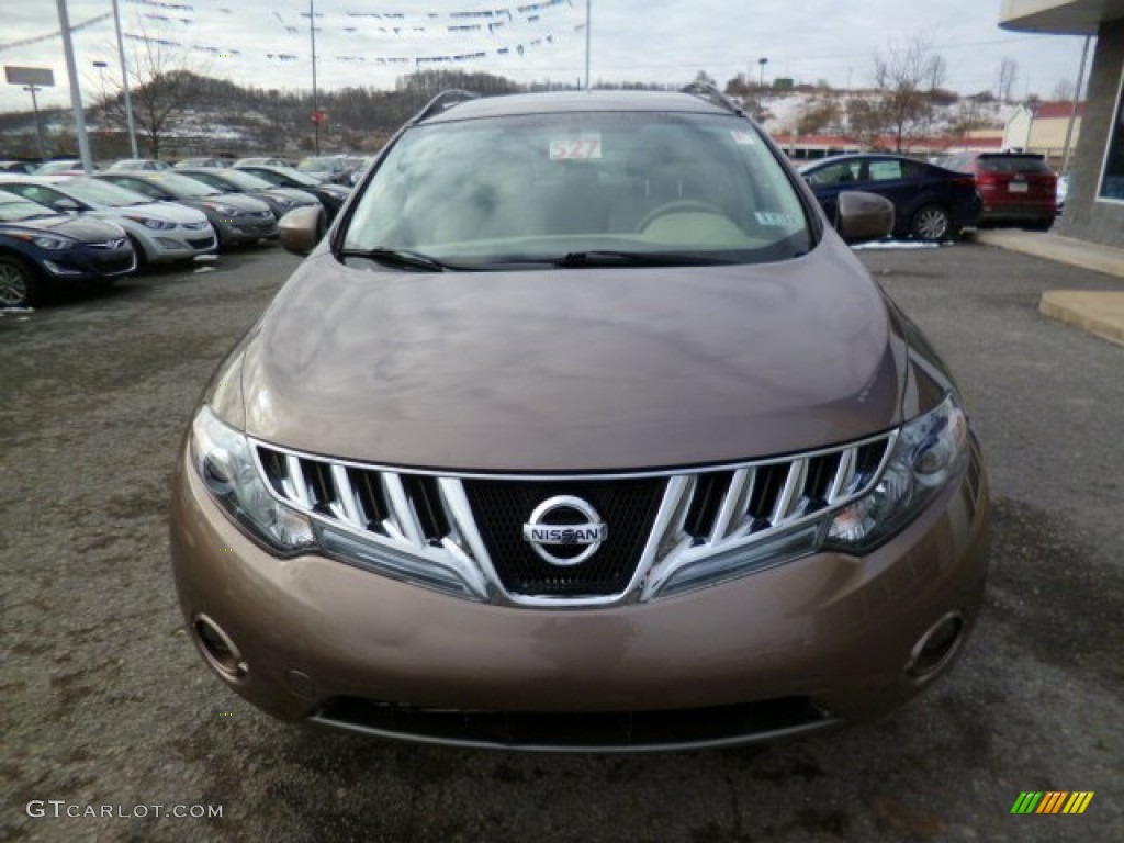 2009 Murano SL AWD - Tinted Bronze Metallic / Beige photo #2