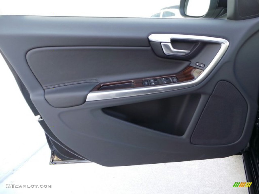 2015 Volvo V60 T5 Drive-E Off-Black Door Panel Photo #91626015