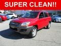 Volcanic Red 2007 Kia Sportage LX