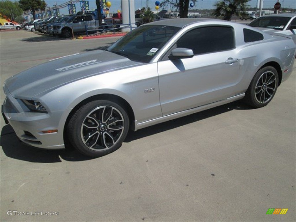 2014 Mustang GT Premium Coupe - Ingot Silver / Charcoal Black photo #1