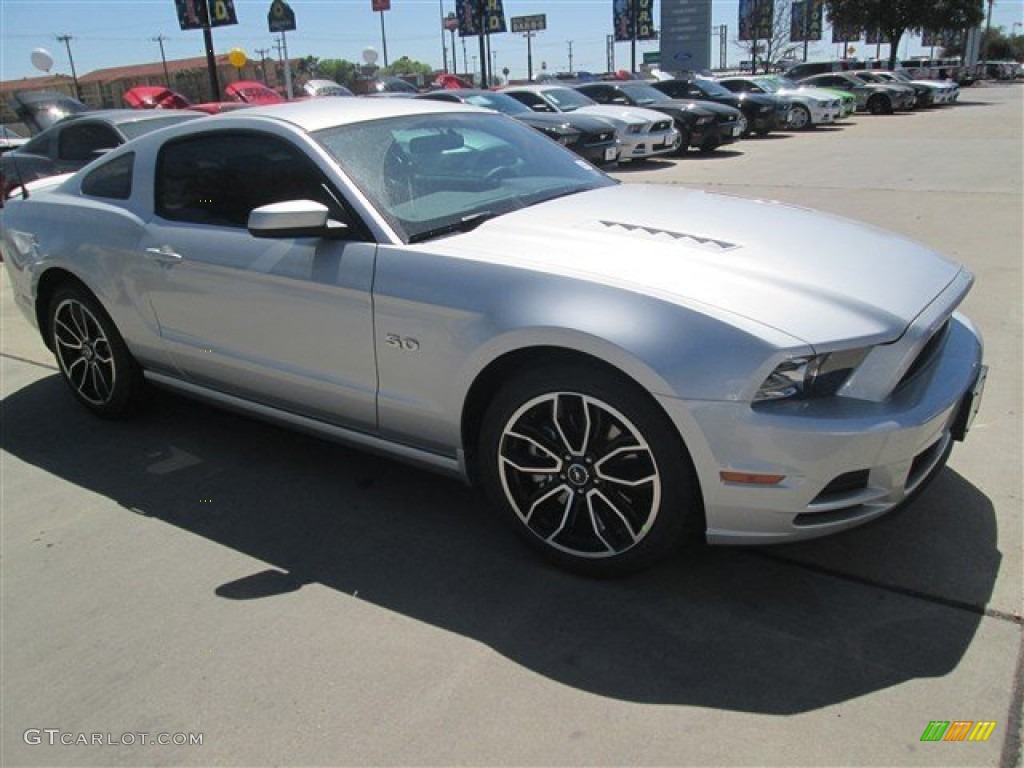 2014 Mustang GT Premium Coupe - Ingot Silver / Charcoal Black photo #6