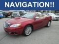 Deep Cherry Red Crystal Pearl 2011 Chrysler 200 Limited Convertible