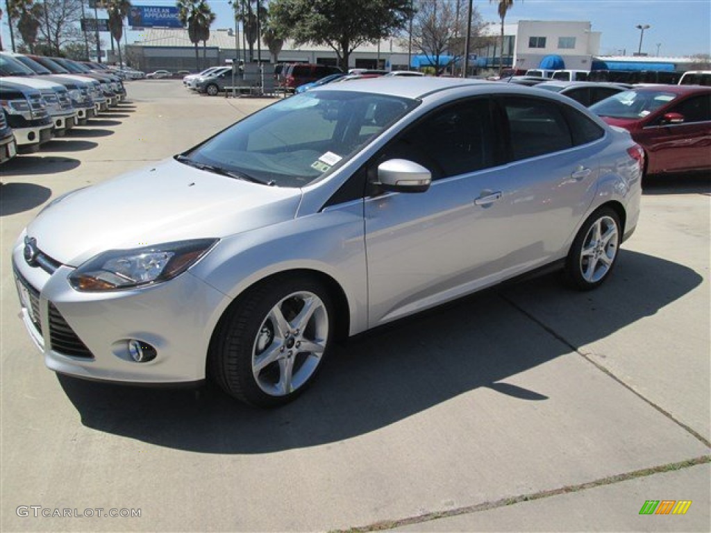 2014 Focus Titanium Sedan - Ingot Silver / Charcoal Black photo #1