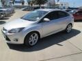 2014 Ingot Silver Ford Focus Titanium Sedan  photo #1