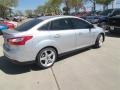 2014 Ingot Silver Ford Focus Titanium Sedan  photo #5