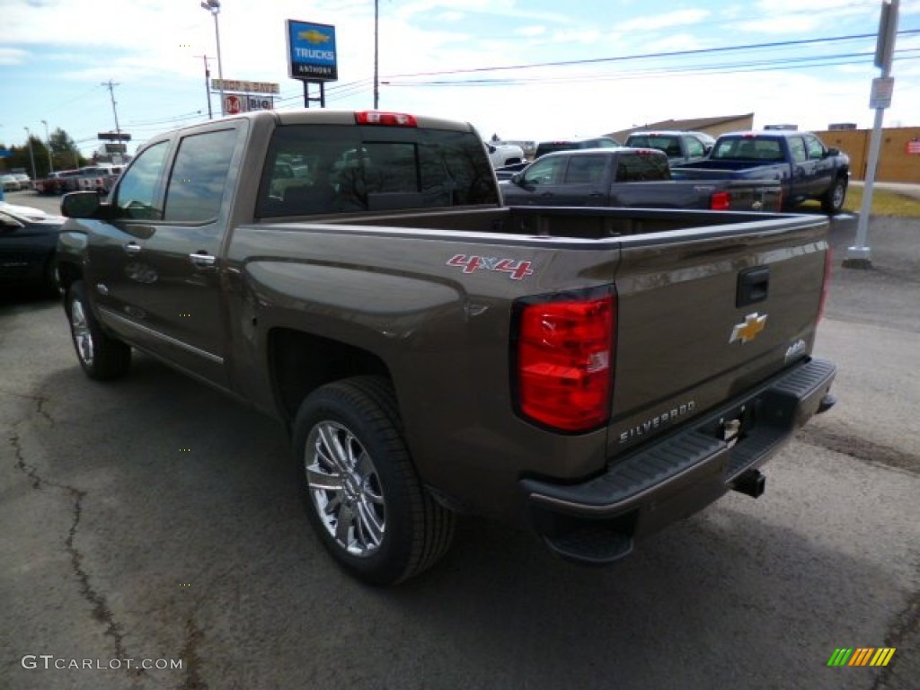 2014 Silverado 1500 High Country Crew Cab 4x4 - Brownstone Metallic / High Country Saddle photo #3