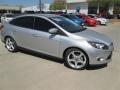 2014 Ingot Silver Ford Focus Titanium Sedan  photo #6