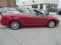 2011 Deep Cherry Red Crystal Pearl Chrysler 200 Limited Convertible  photo #7