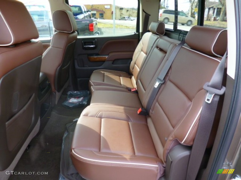 2014 Chevrolet Silverado 1500 High Country Crew Cab 4x4 Rear Seat Photo #91627905