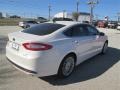 2014 White Platinum Ford Fusion Hybrid SE  photo #4