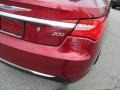 2011 Deep Cherry Red Crystal Pearl Chrysler 200 Limited Convertible  photo #34