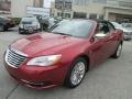 2011 Deep Cherry Red Crystal Pearl Chrysler 200 Limited Convertible  photo #37