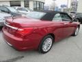 2011 Deep Cherry Red Crystal Pearl Chrysler 200 Limited Convertible  photo #41