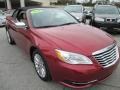 2011 Deep Cherry Red Crystal Pearl Chrysler 200 Limited Convertible  photo #43